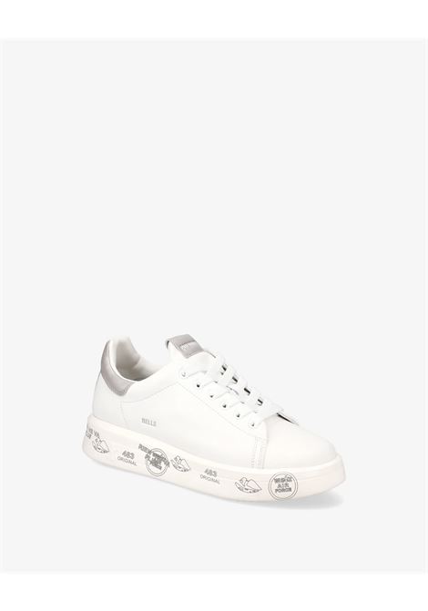 Premiata Belle 7447 leather sneakers white with silver heel PREMIATA |  | BELLE VAR7447